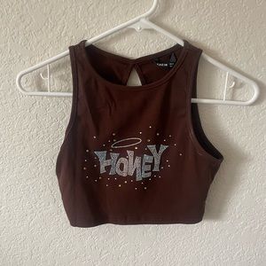 Rhinestone Letter Crop Tank Top
Size: XS
#rhinestone
#crop
#tanktop
#shein
